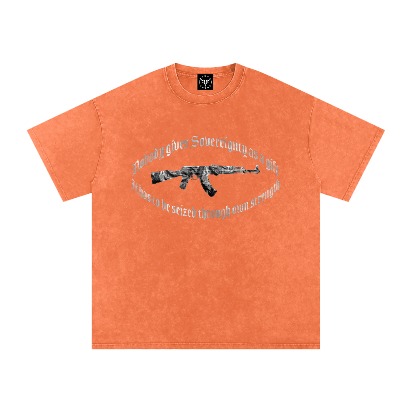 Sovereignty X Risen Retro Snow Washed Oversized Cotton T-Shirt