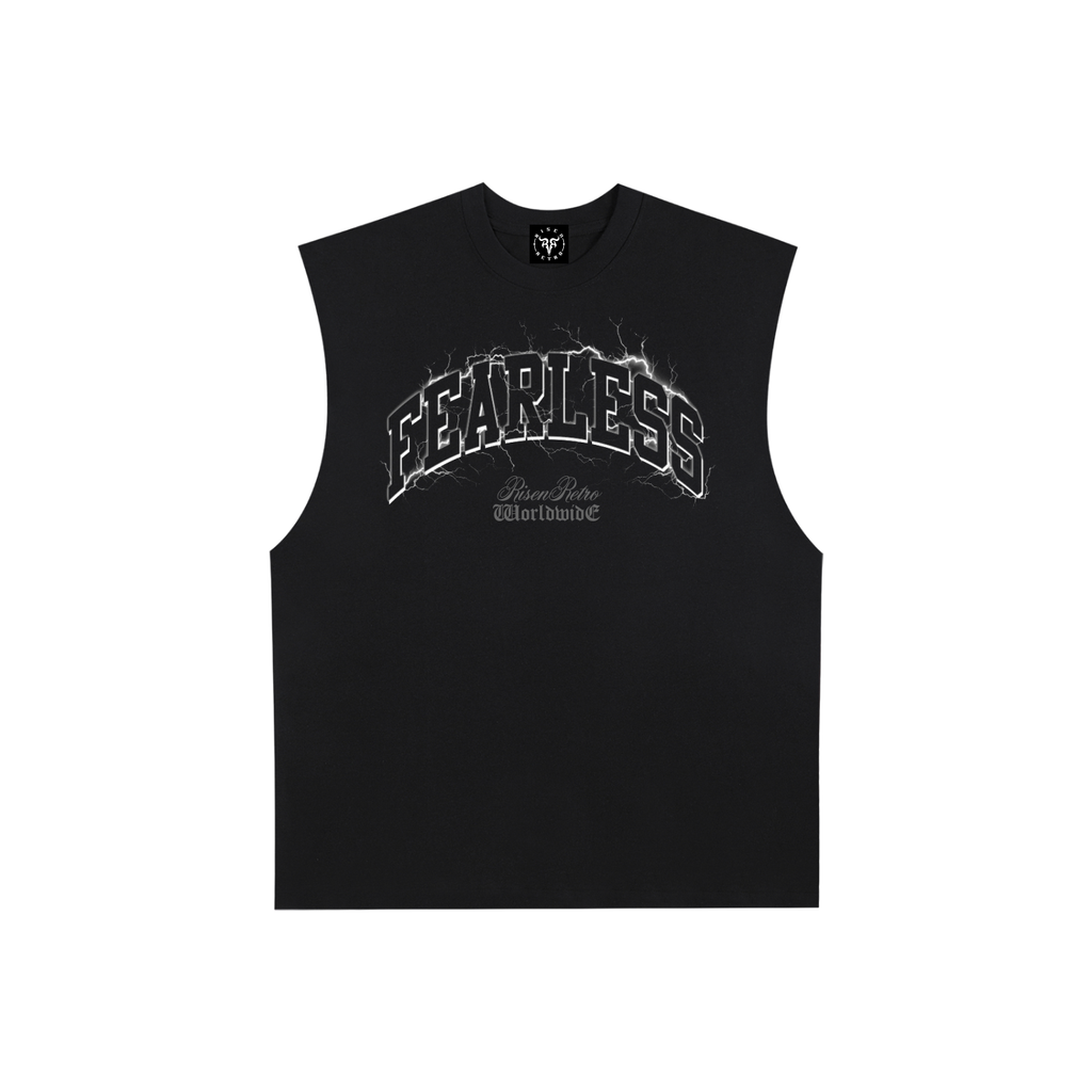 FEARLESS V2 | RisenRetro | Raw Edge Cotton Tank Top