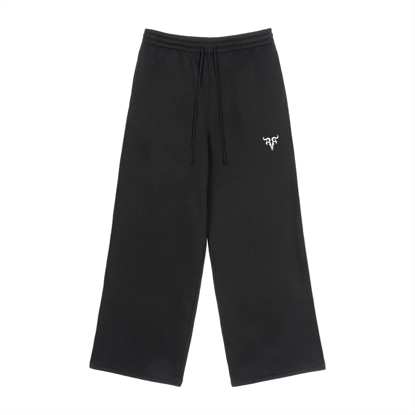 RisenRetro Fleece Drawstring Straight-Leg Sweatpants