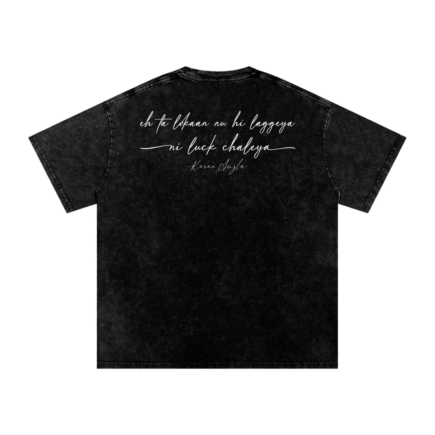 Karan Aujla's Dream X RisenRetro X  Snow Washed Oversized Cotton T-Shirt