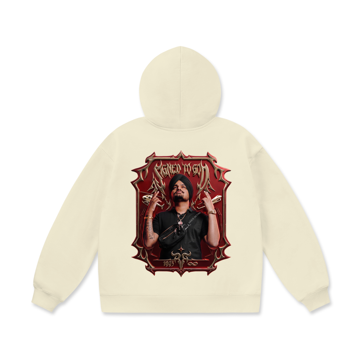 SIGNED TO GOD | PLUS SIZE | Oversize Heavyweight Fleece Hoodie
