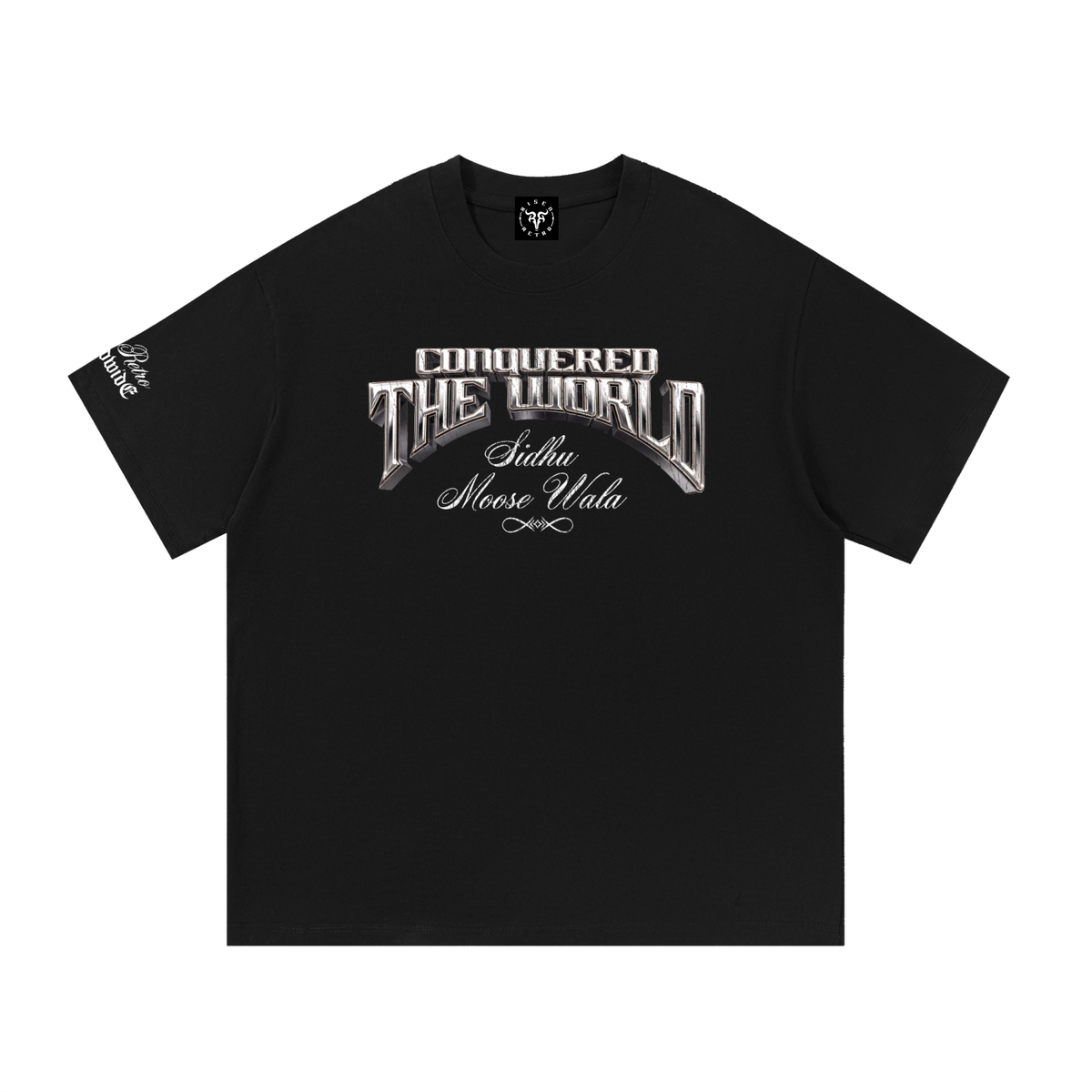 CONQUERED THE WORLD |  Essential Cotton T-Shirt | Sidhu Moose Wala