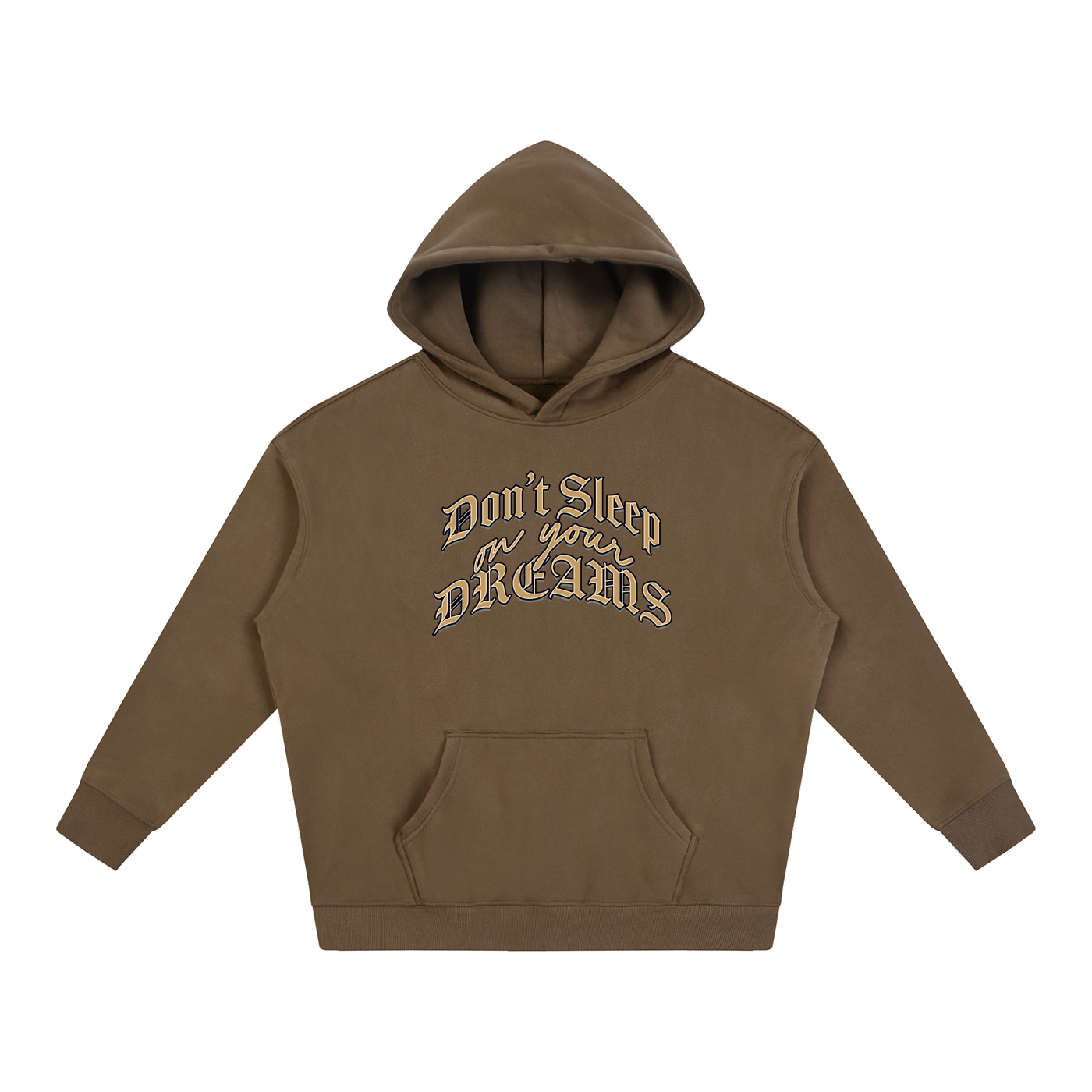 Don't Sleep On Your Dreams X RisenRetro Oversize Fleeced Hoodie