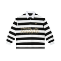 PANJAB COUTURE X RisenRetro Color Block Stripe Polo Shirt