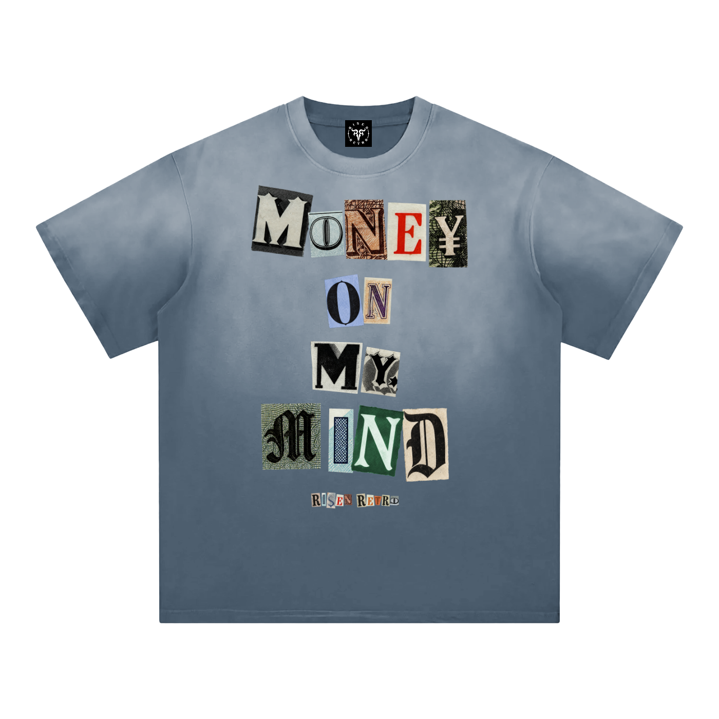 Money on My Mind X RisenRetro Sunfade Edge Gradient T-Shirt