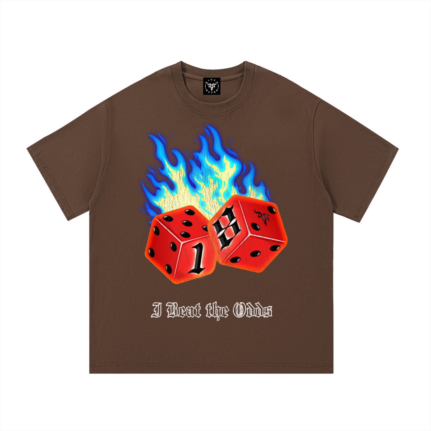 BEAT THE ODDS X Risen Retro Essential Cotton T-Shirt