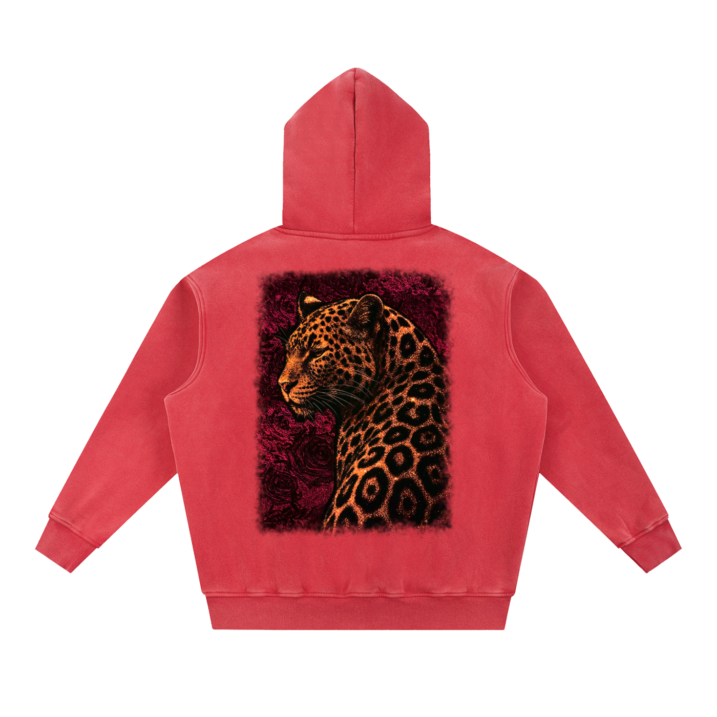 Savage Bloom X RisenRetro Unisex Snow Wash Fleece Oversize Hoodie