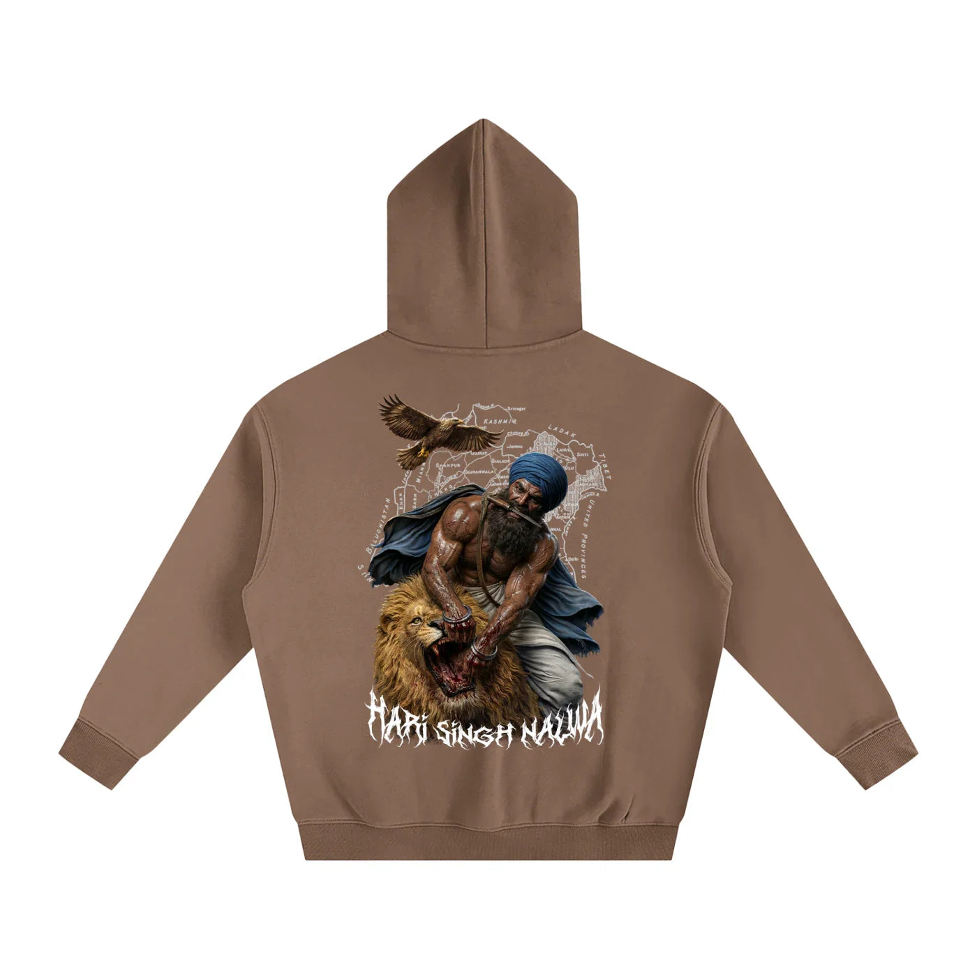Sher-e-Punjab: Nalwa Edition Oversize Fleeced Hoodie