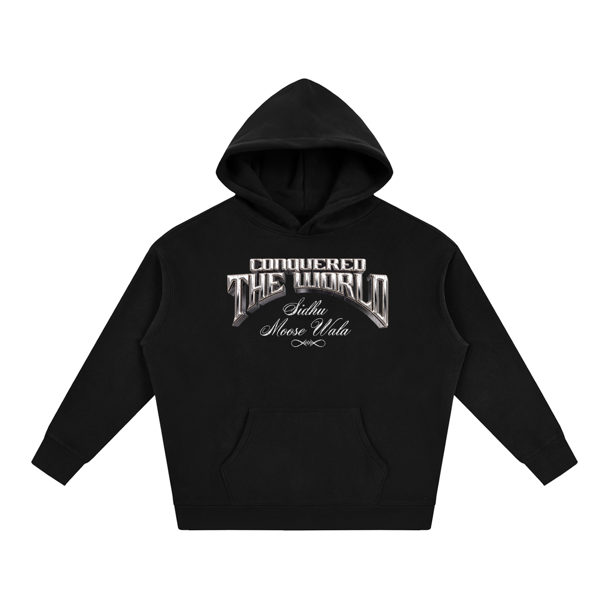 CONQUERED THE WORLD | Oversize Fleeced Hoodie | Sidhu Moose Wala