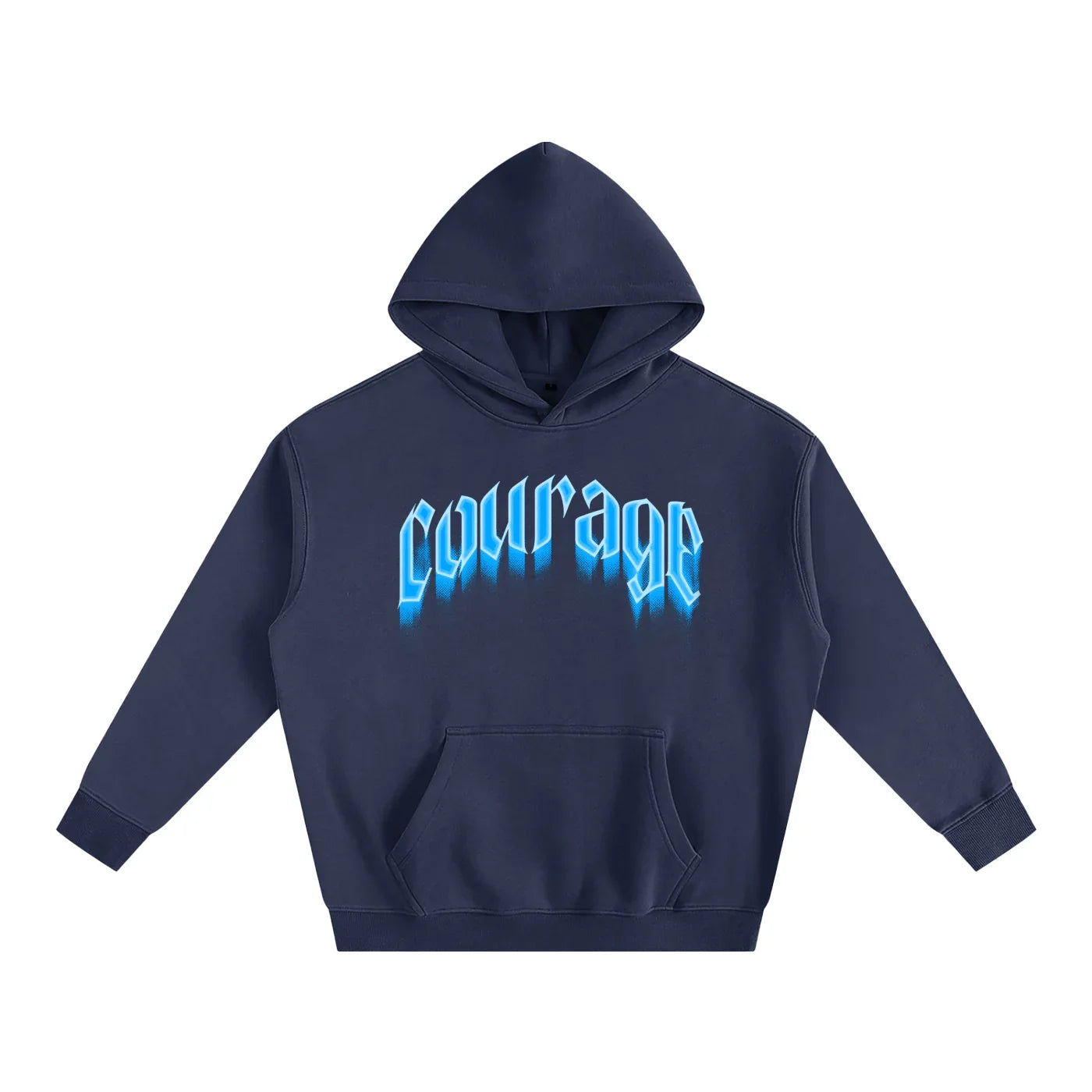 Courage Over Comfort X Risen Retro Oversize Fleeced Hoodie
