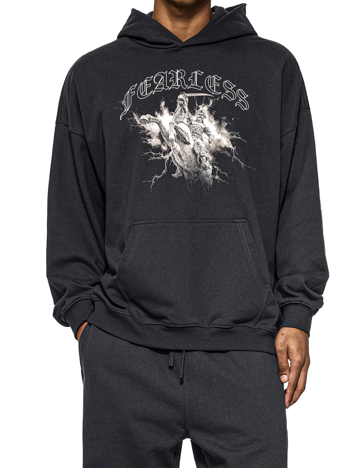 Forged Like Nalwa | Essential Heavyweight Hoodie | RisenRetro