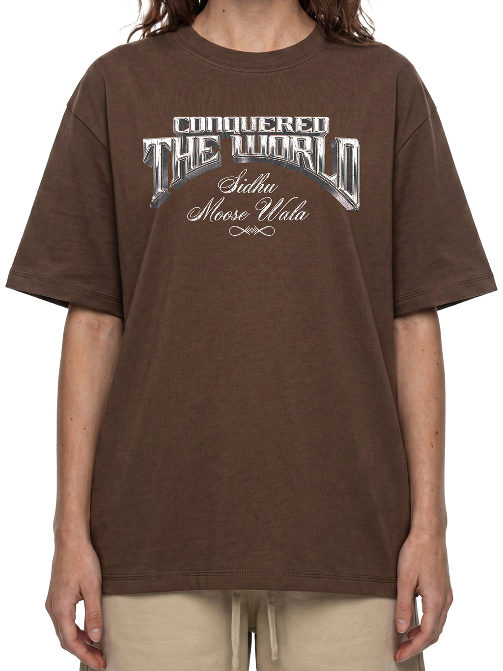 CONQUERED THE WORLD |  Essential Cotton T-Shirt | Sidhu Moose Wala