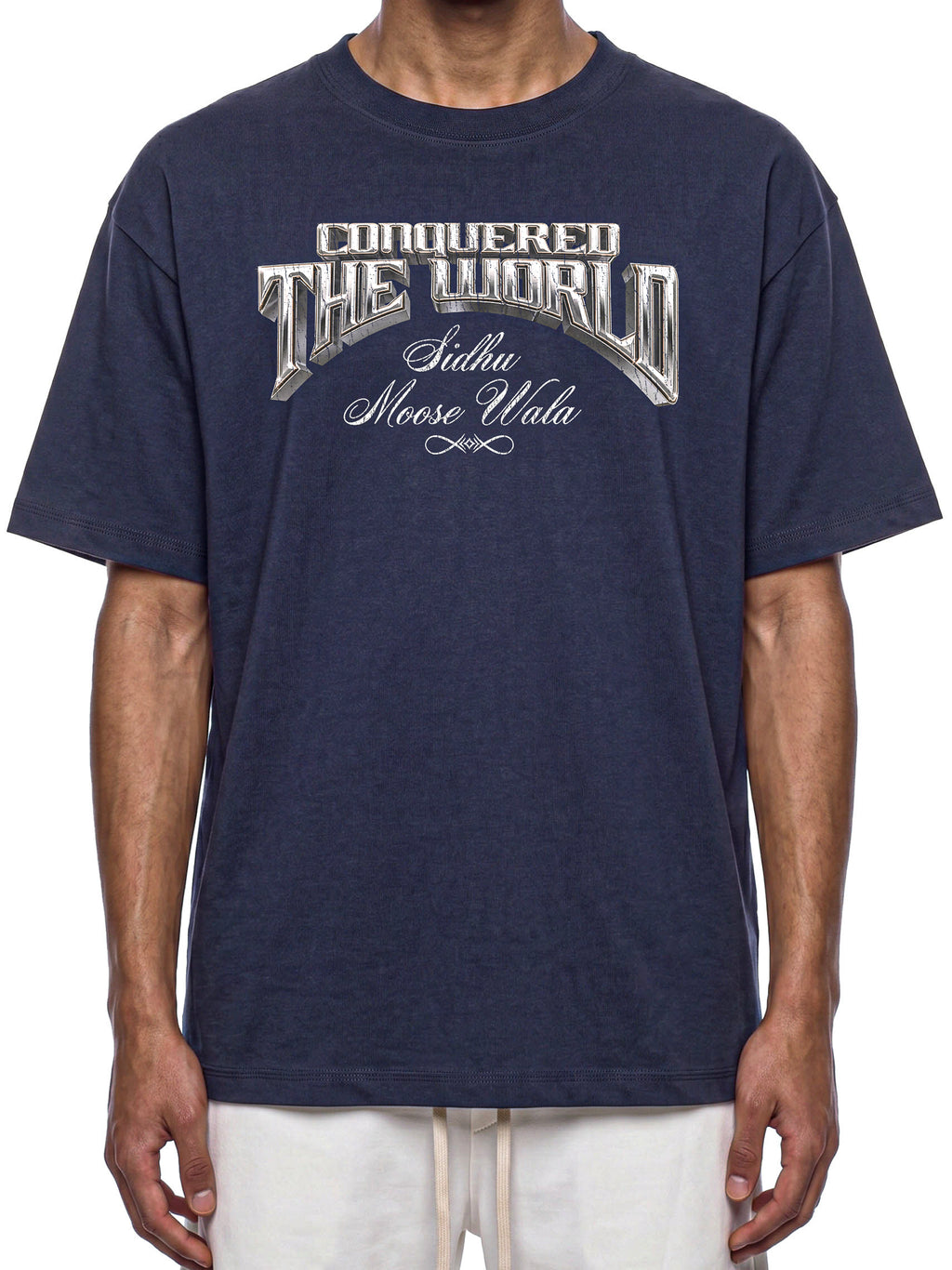 CONQUERED THE WORLD |  Essential Cotton T-Shirt | Sidhu Moose Wala