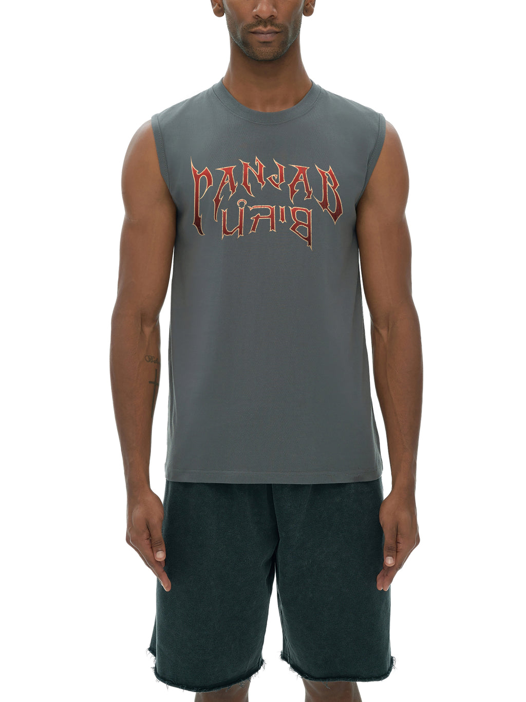 Panjab Bloodline X RisenRetro Men's Sleeveless Cotton Tank Top