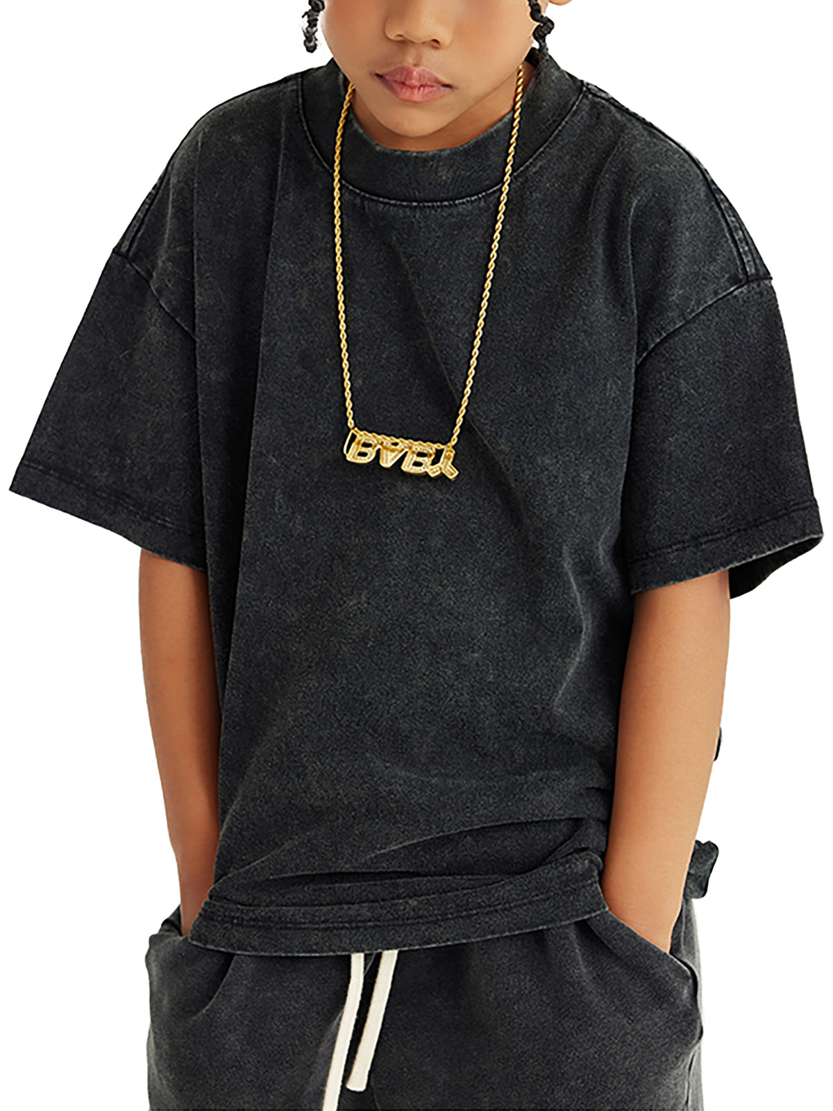 AUJLA SZN CSTM DSGNR Snow Washed Kids' T-Shirt