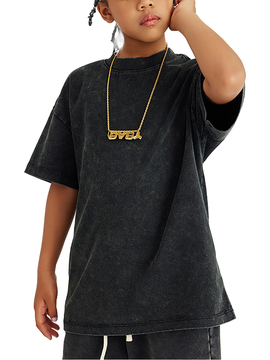 AUJLA SZN CSTM DSGNR Snow Washed Kids' T-Shirt