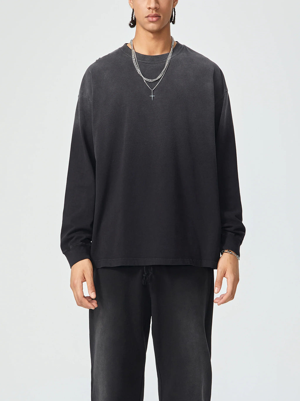 Trust The Process X RisenRetro Gradient Washed Long Sleeve T-Shirt