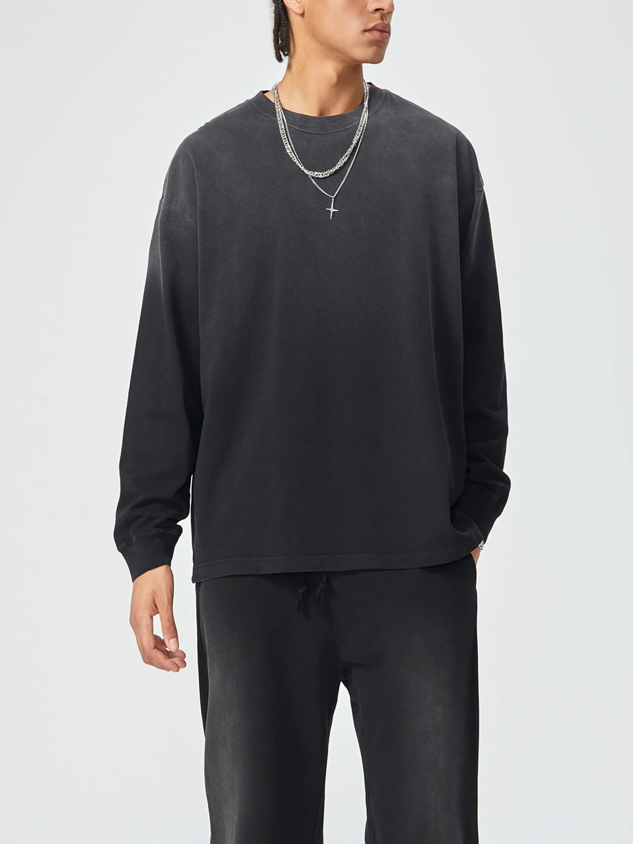 Trust The Process X RisenRetro Gradient Washed Long Sleeve T-Shirt