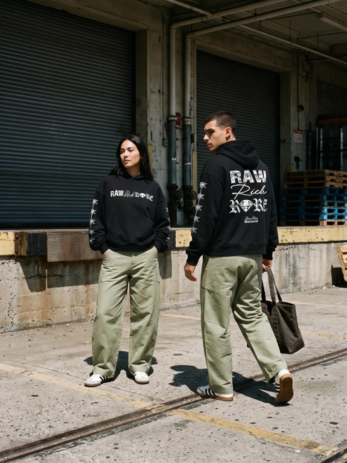 Raw Rich Rare X RisenRetro Essential Heavyweight Hoodie