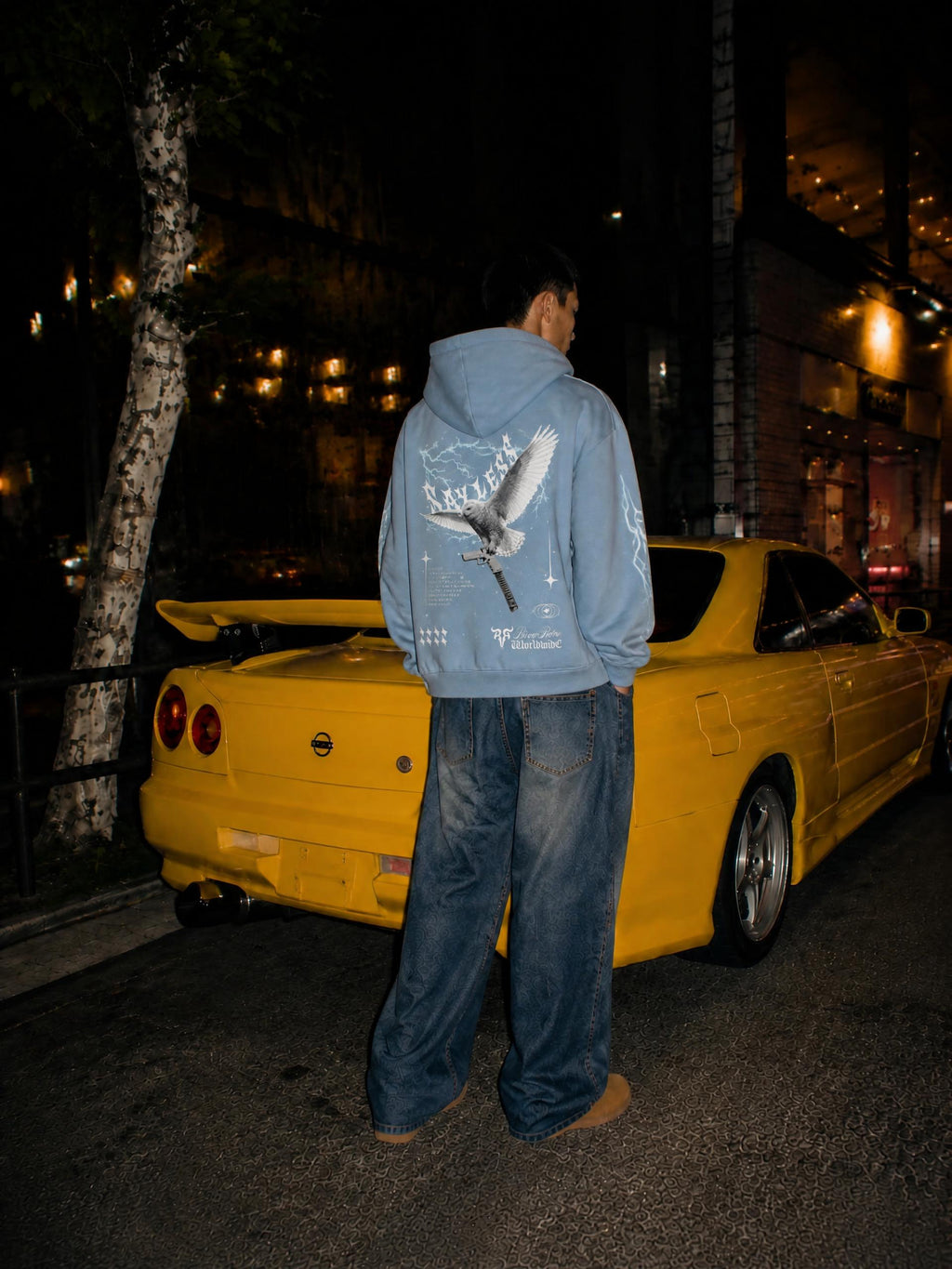 SAYLESS X RISENRETRO Oversize Fleeced Hoodie