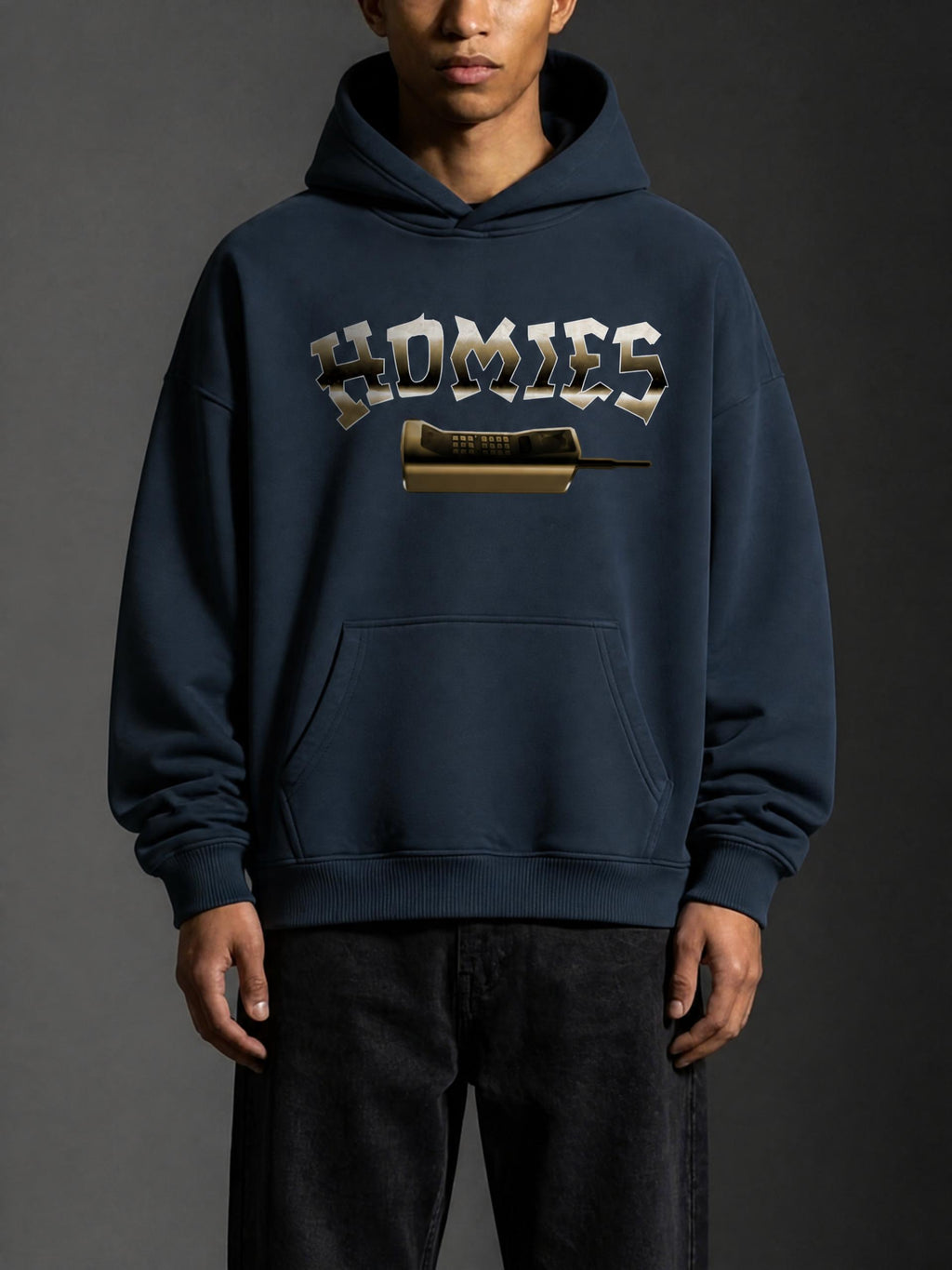 HOMIES 911 X RisenRetro Oversize Fleeced Hoodie