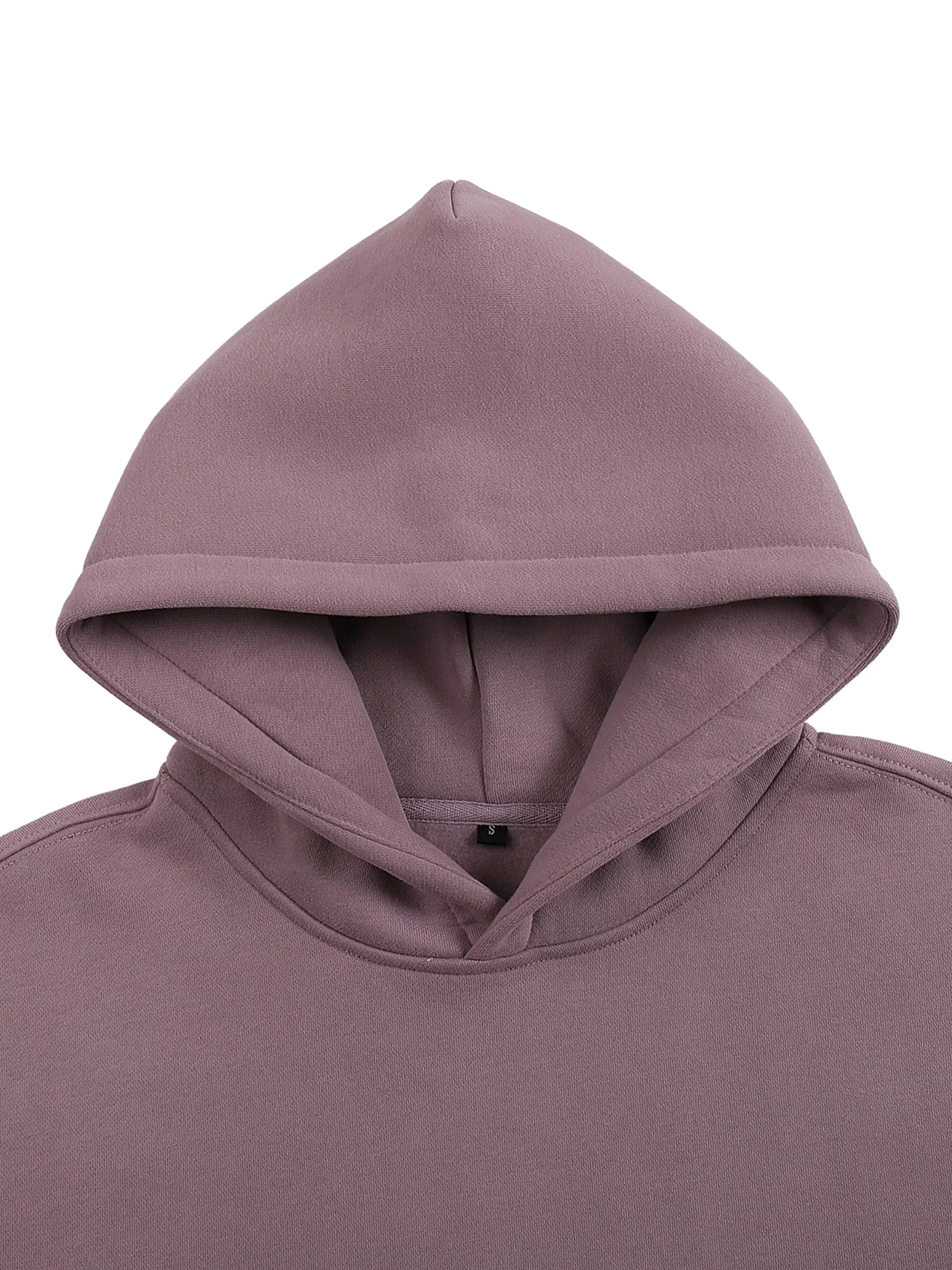 Sweat à capuche oversize en polaire à imprimé orignal