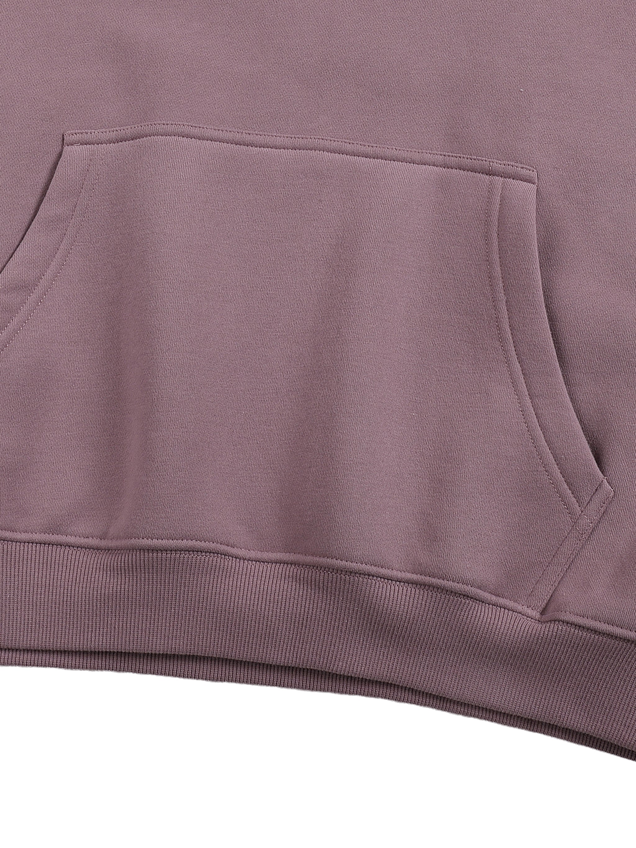 Moose Print Oversize Fleeced Hoodie