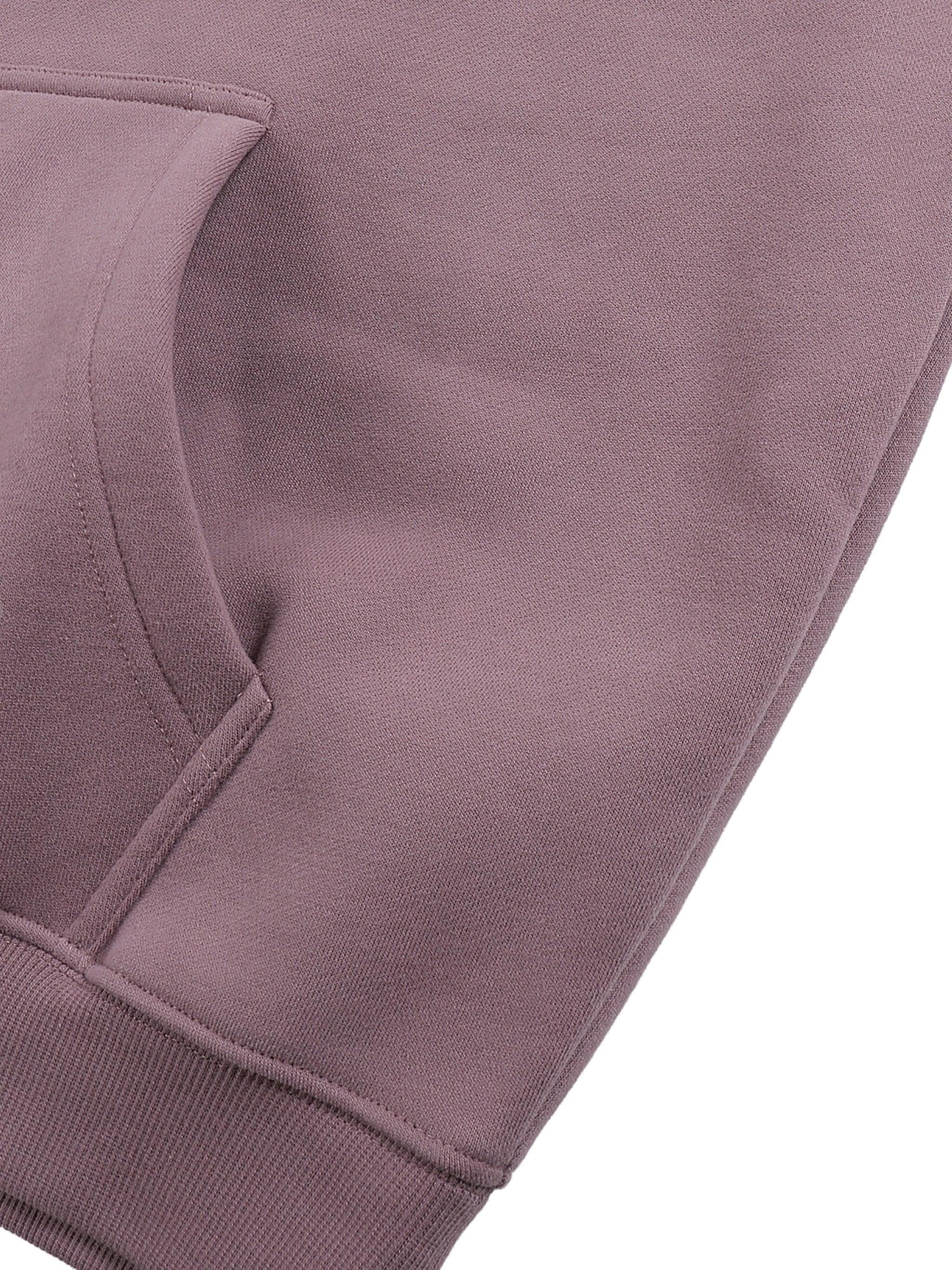 Sweat à capuche oversize en polaire à imprimé orignal