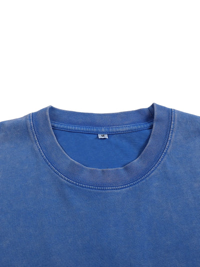 Sher-e-Punjab: Nalwa Edition X Risen Retro Snow Washed Oversized Cotton T-Shirt