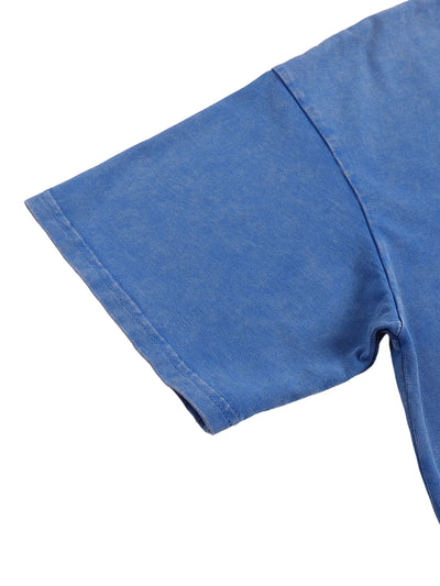 Sher-e-Punjab: Nalwa Edition X Risen Retro Snow Washed Oversized Cotton T-Shirt