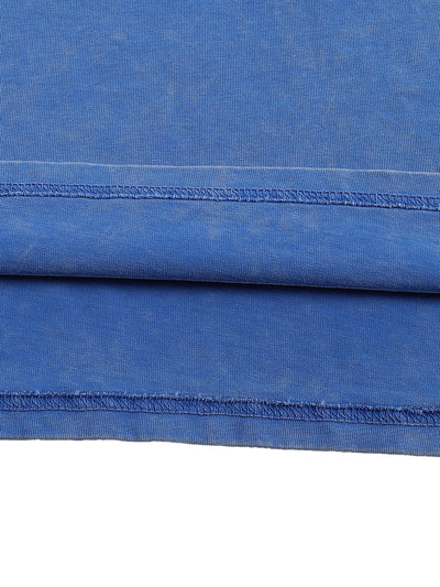 Sher-e-Punjab: Nalwa Edition X Risen Retro Snow Washed Oversized Cotton T-Shirt