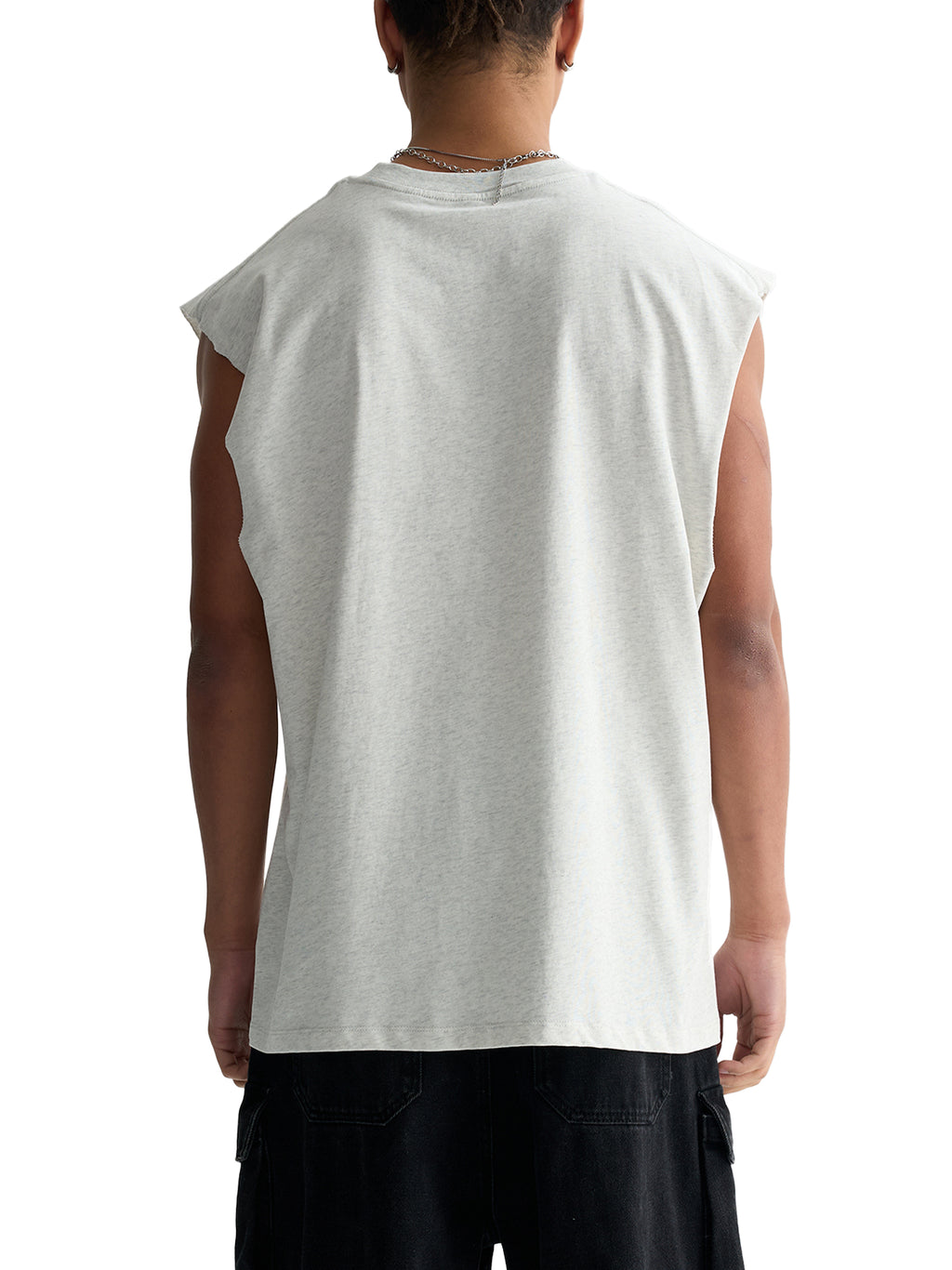 CUSTOM ORDER X RisenRetro Raw Edge Cotton Tank Top
