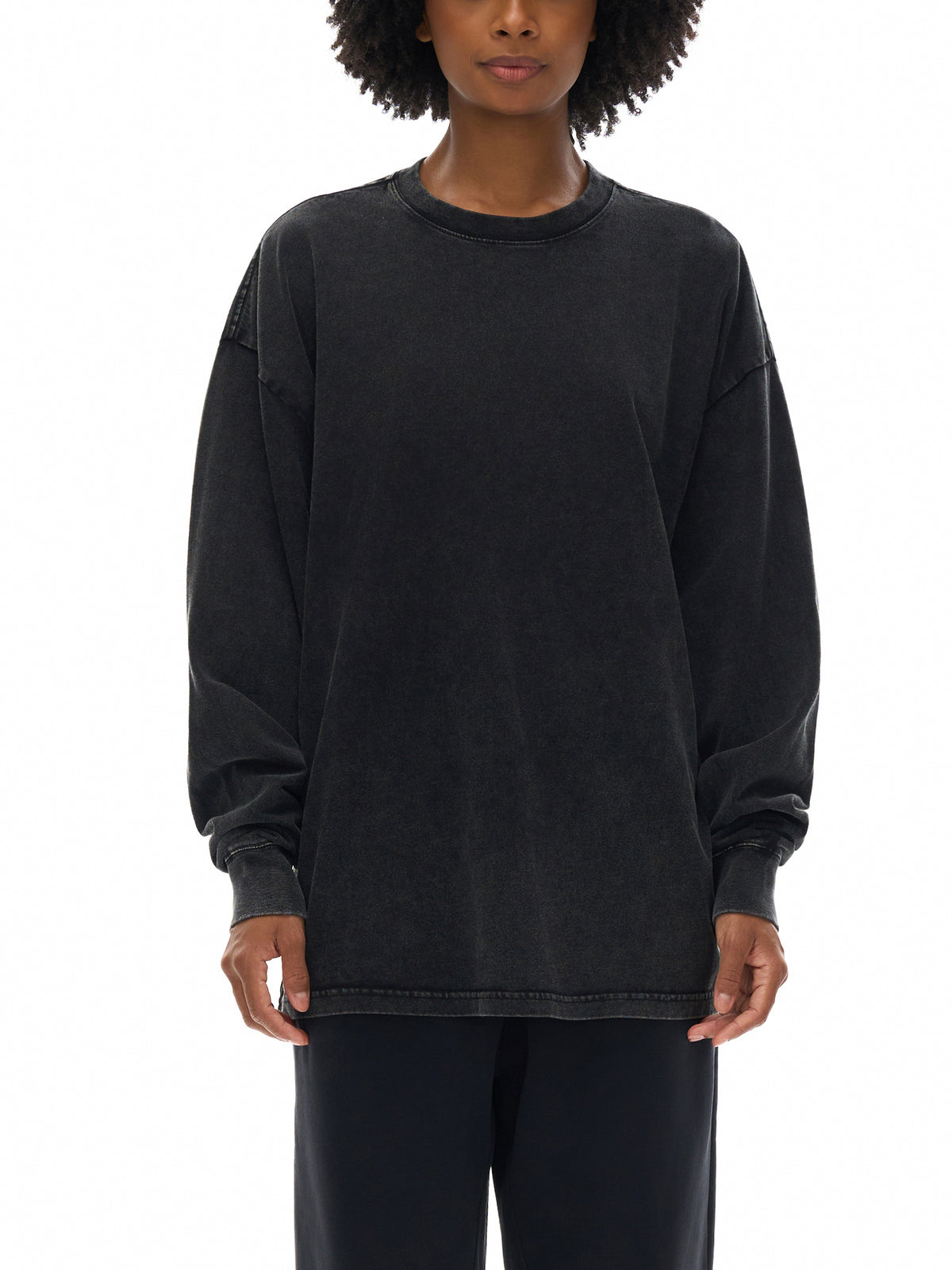 Tiger Roar SMW | RisenRetro | Acid Wash Oversize Long Sleeve T-Shirt