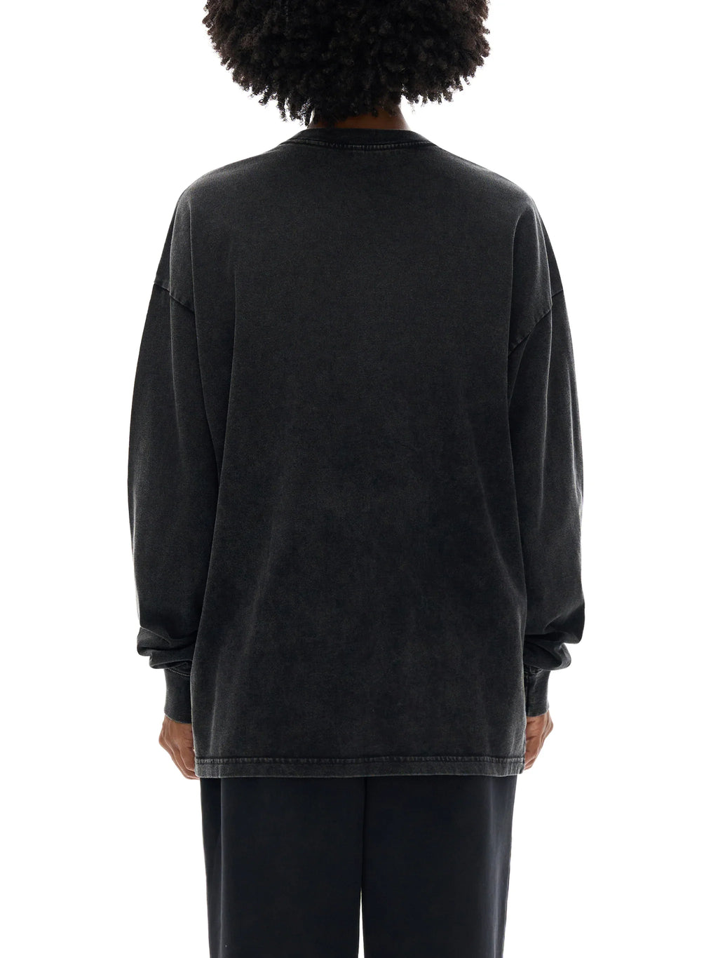 Tiger Roar X RisenRetro Acid Wash Oversize Long Sleeve T-Shirt