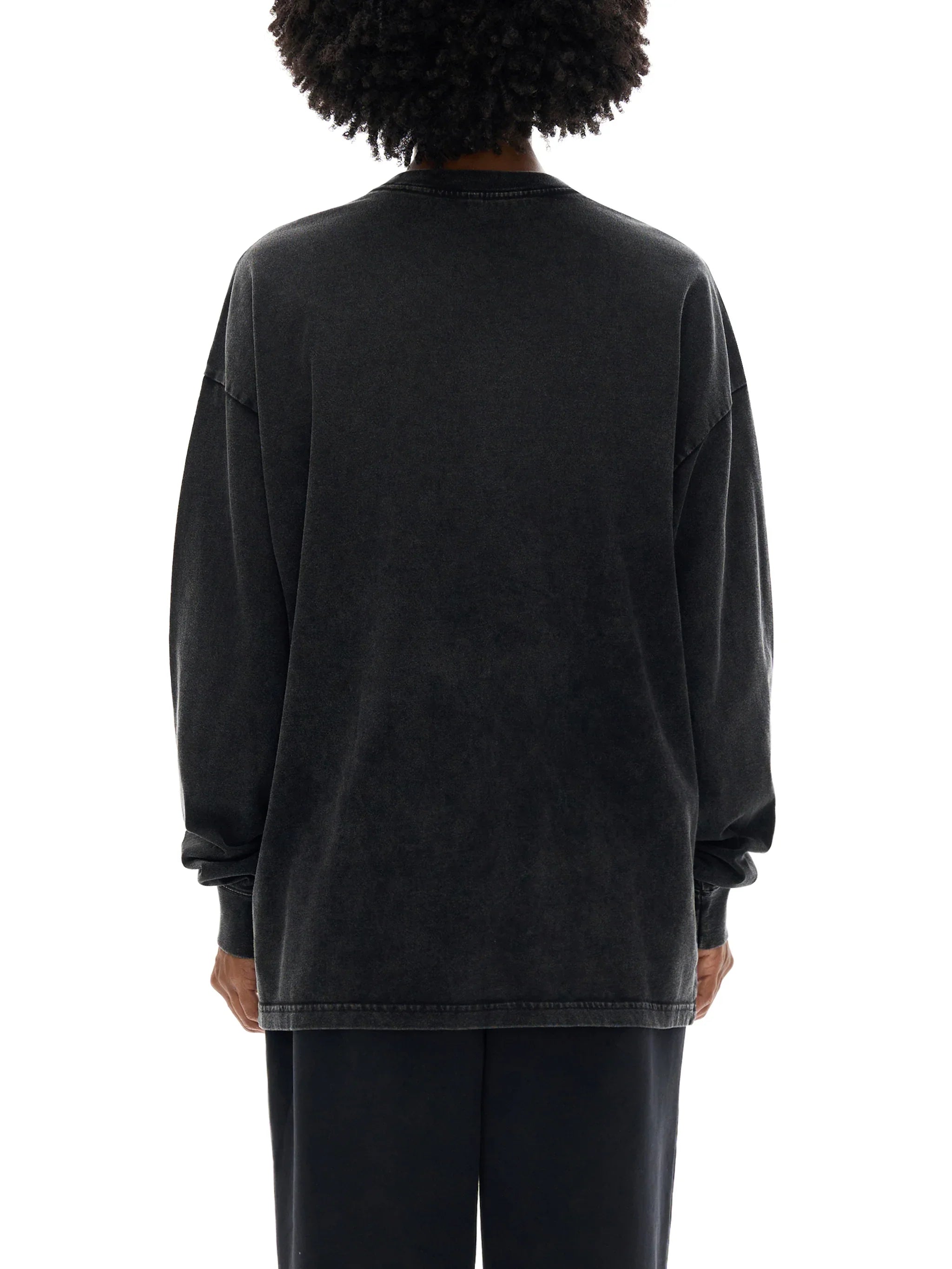 Tiger Roar X RisenRetro Acid Wash Oversize Long Sleeve T-Shirt