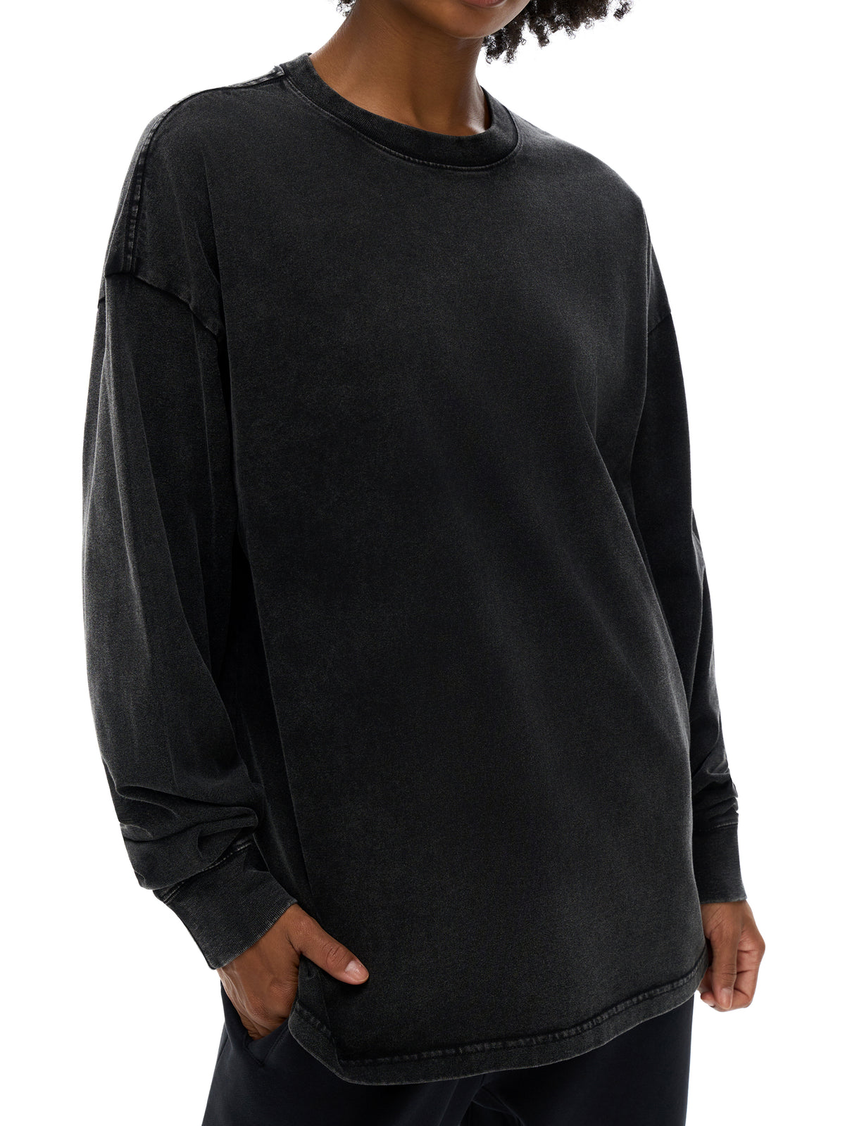 Tiger Roar SMW | RisenRetro | Acid Wash Oversize Long Sleeve T-Shirt