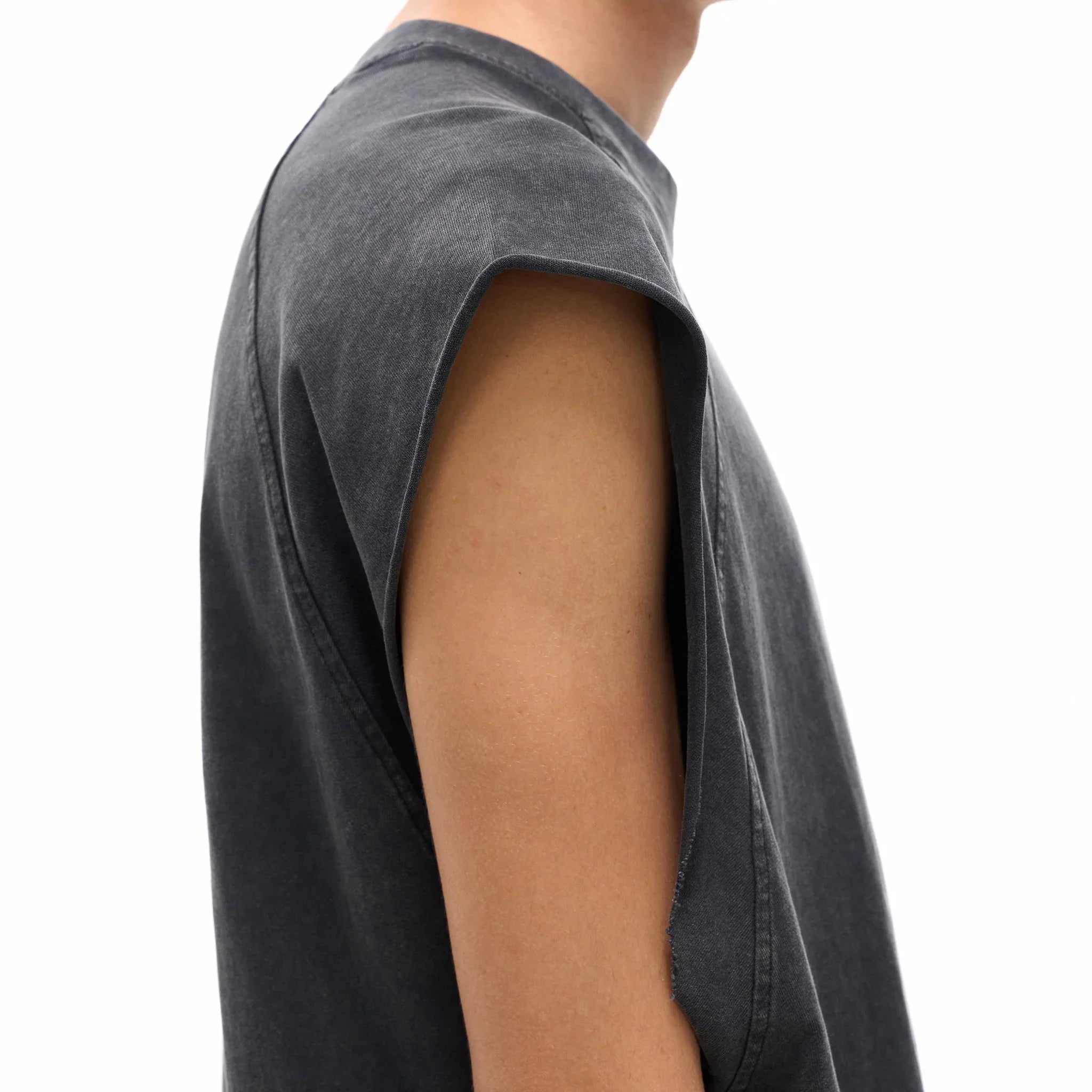 Fearless Hari Singh Nalwa Gym Vest Snow Washed Tank Top