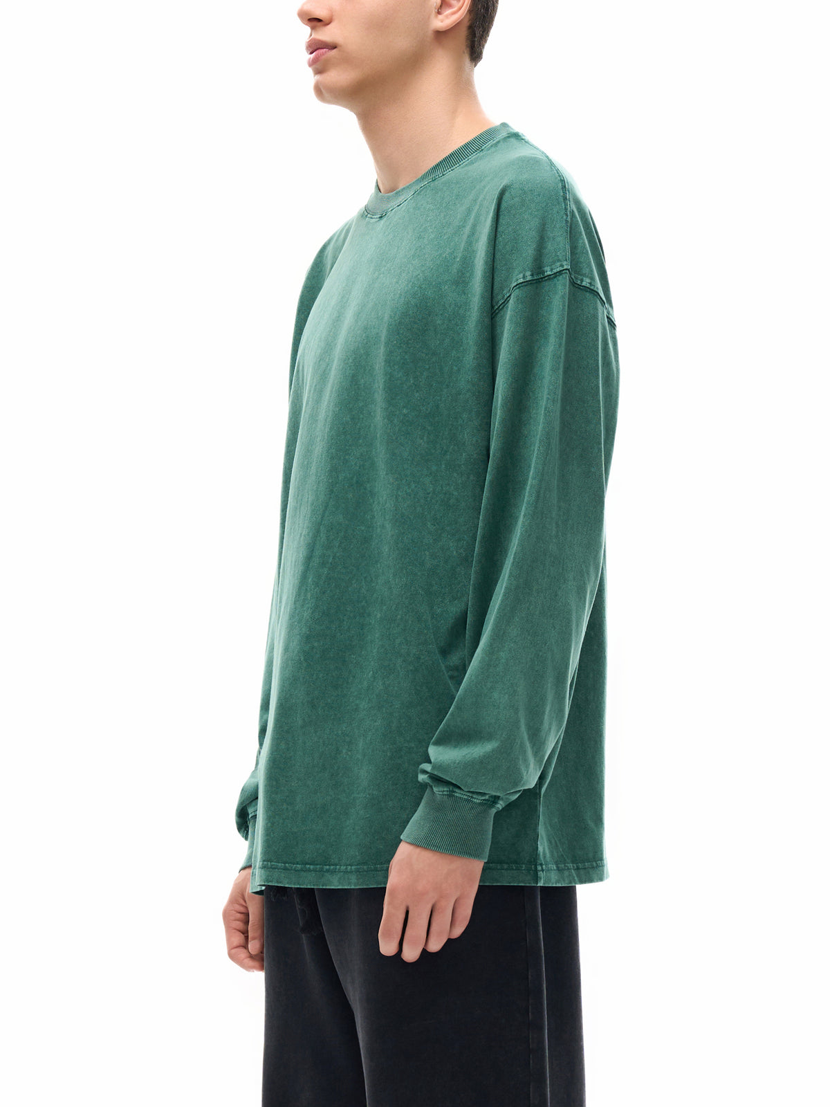 CONQUERED THE WORLD | Acid Wash Oversize Long Sleeve T-Shirt | Sidhu Moose Wala