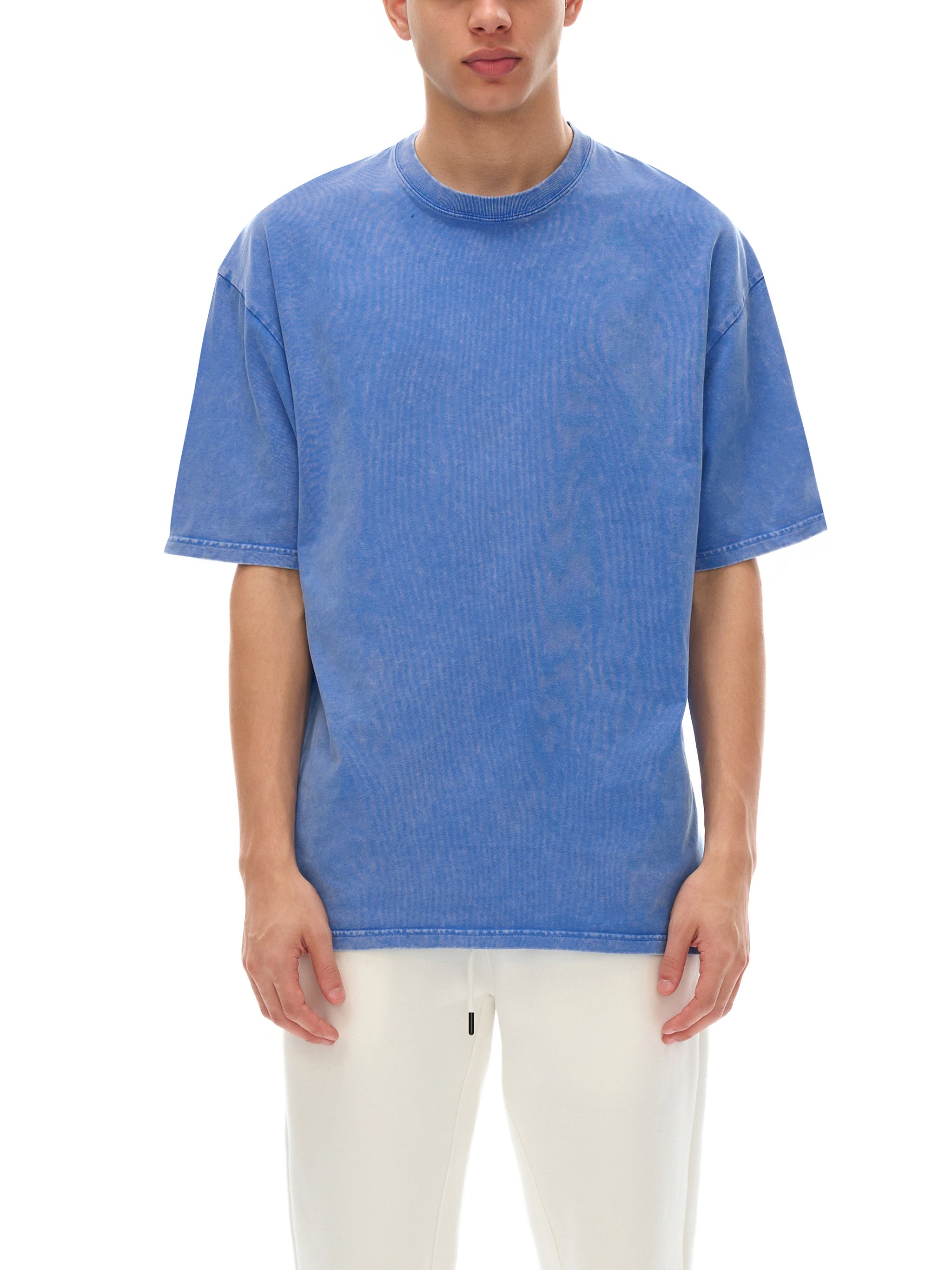 THE LAST RIDE X Risen Retro Snow Washed Oversized Cotton T-Shirt