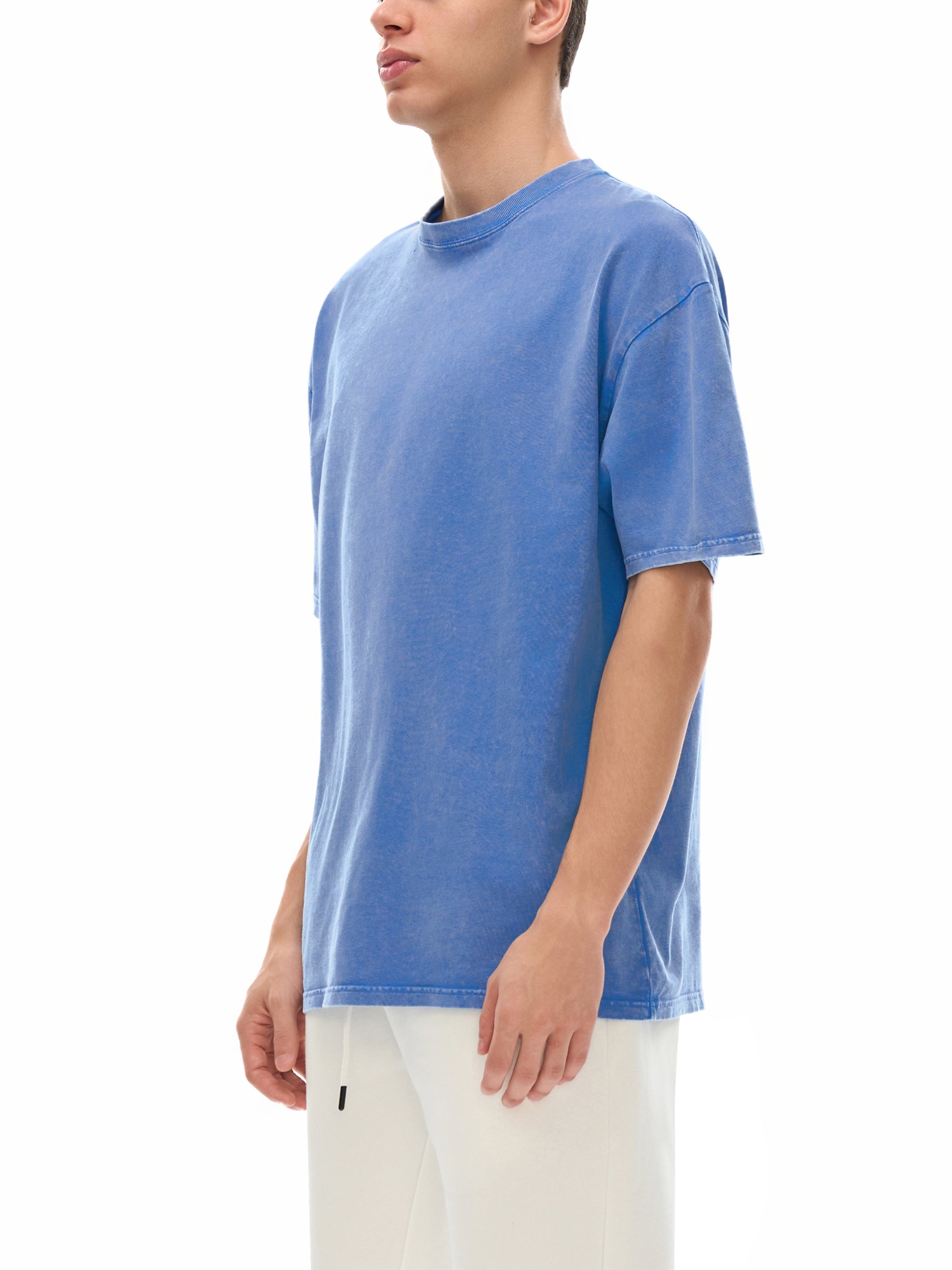 THE LAST RIDE X Risen Retro Snow Washed Oversized Cotton T-Shirt