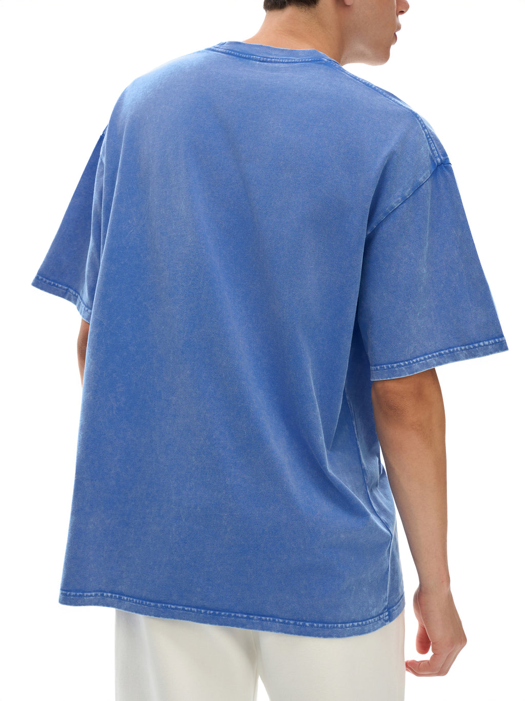 THE LAST RIDE X Risen Retro Snow Washed Oversized Cotton T-Shirt