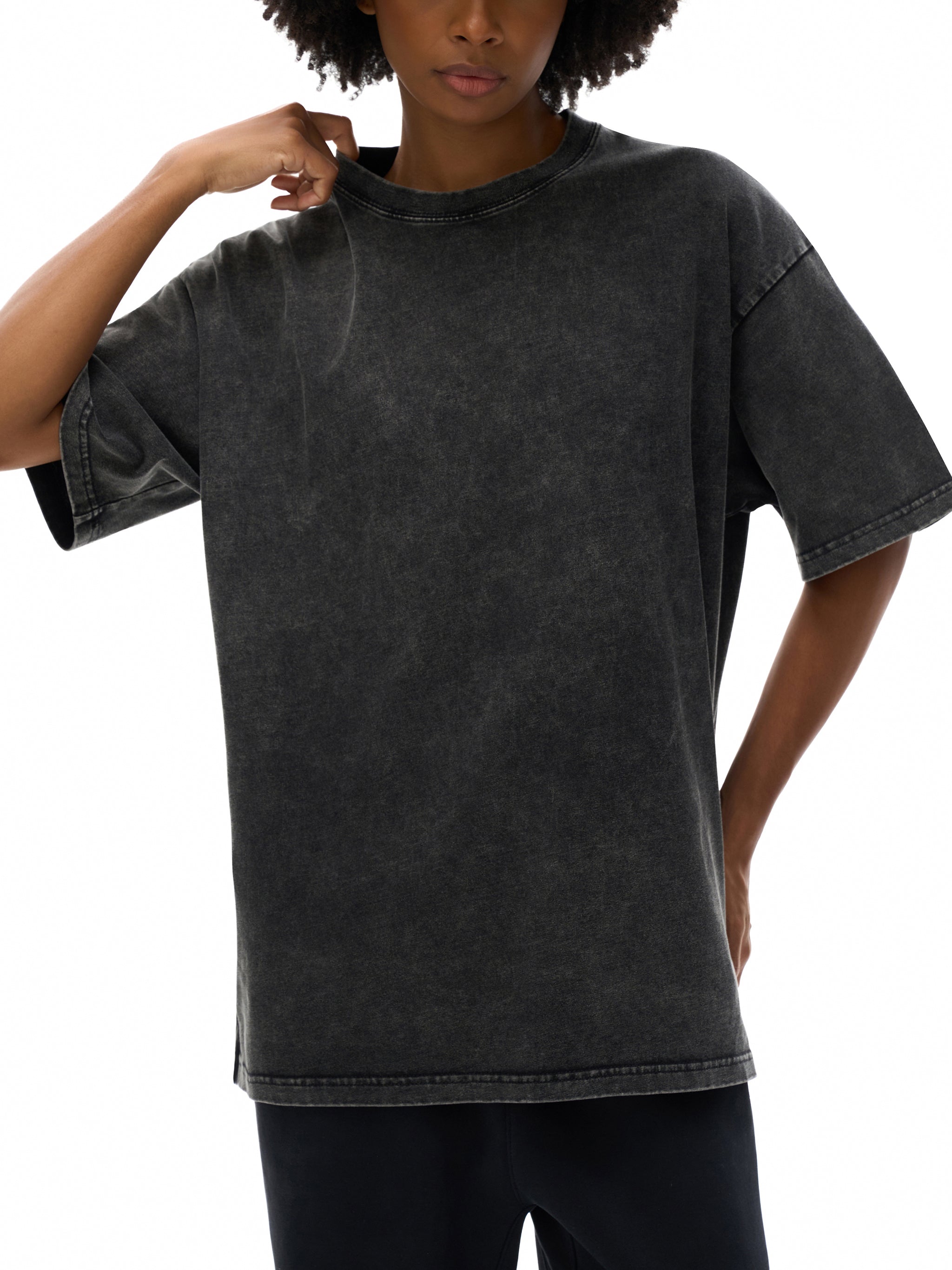 SAYLESS 2 X RisenRetro Snow Washed Oversized Cotton T-Shirt
