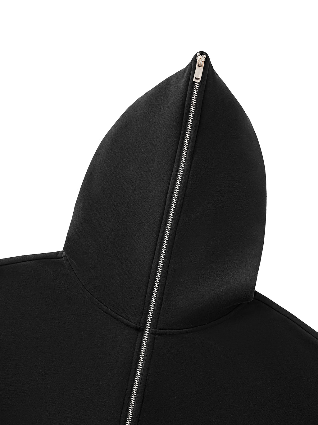 RISENRETRO X Fleeced Full-Zip Boxy Hoodie