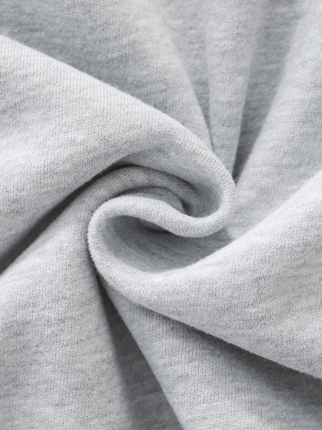 RisenRetro Contrast-Stitched Boxy Fleece Zip Hoodie