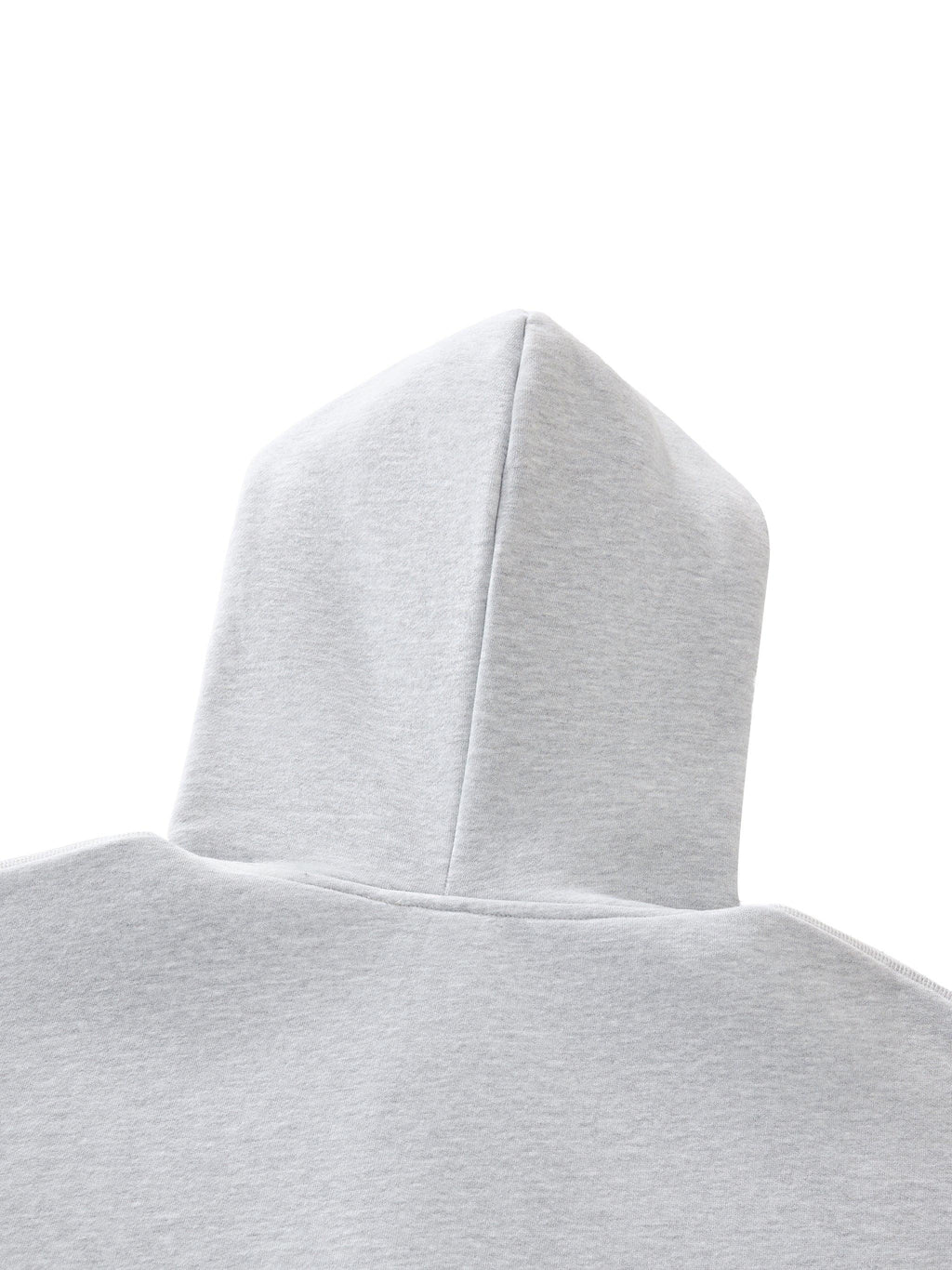 RisenRetro Contrast-Stitched Boxy Fleece Zip Hoodie