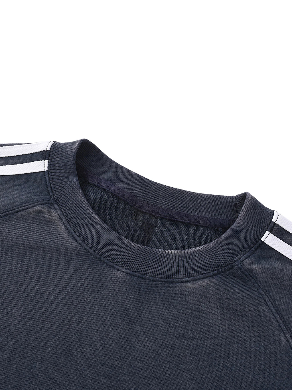 Sweat-shirt Panjab Snow Washed à bandes contrastées
