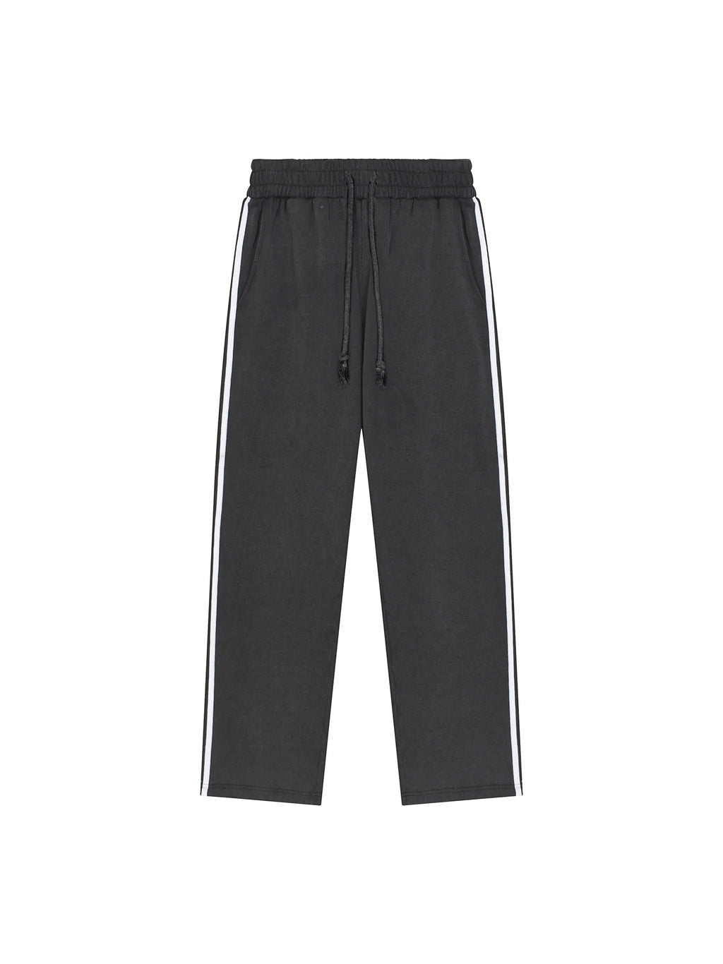 RisenRetro Snow Washed Contrast Tape Sweatpants