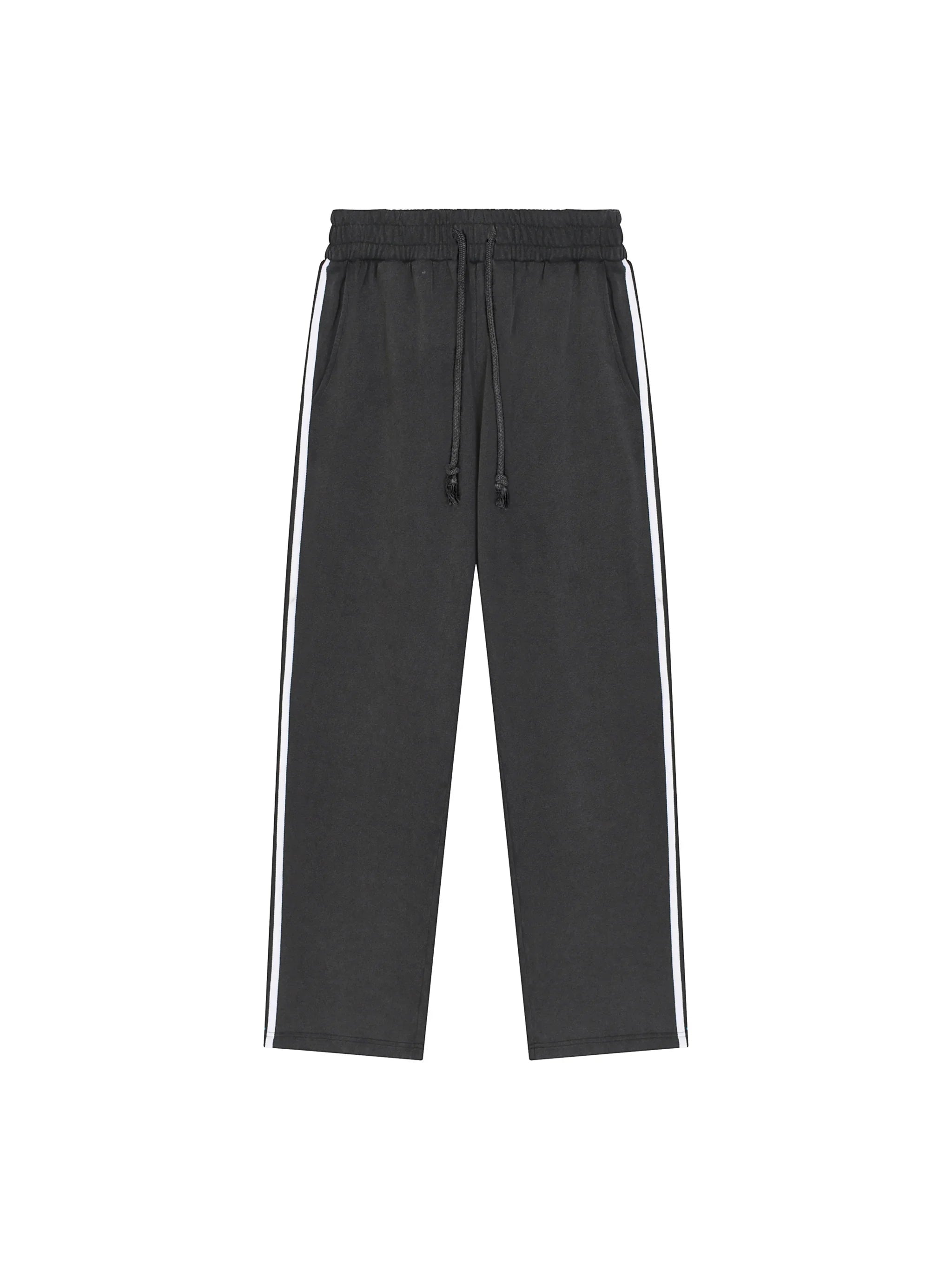 RisenRetro Snow Washed Contrast Tape Sweatpants