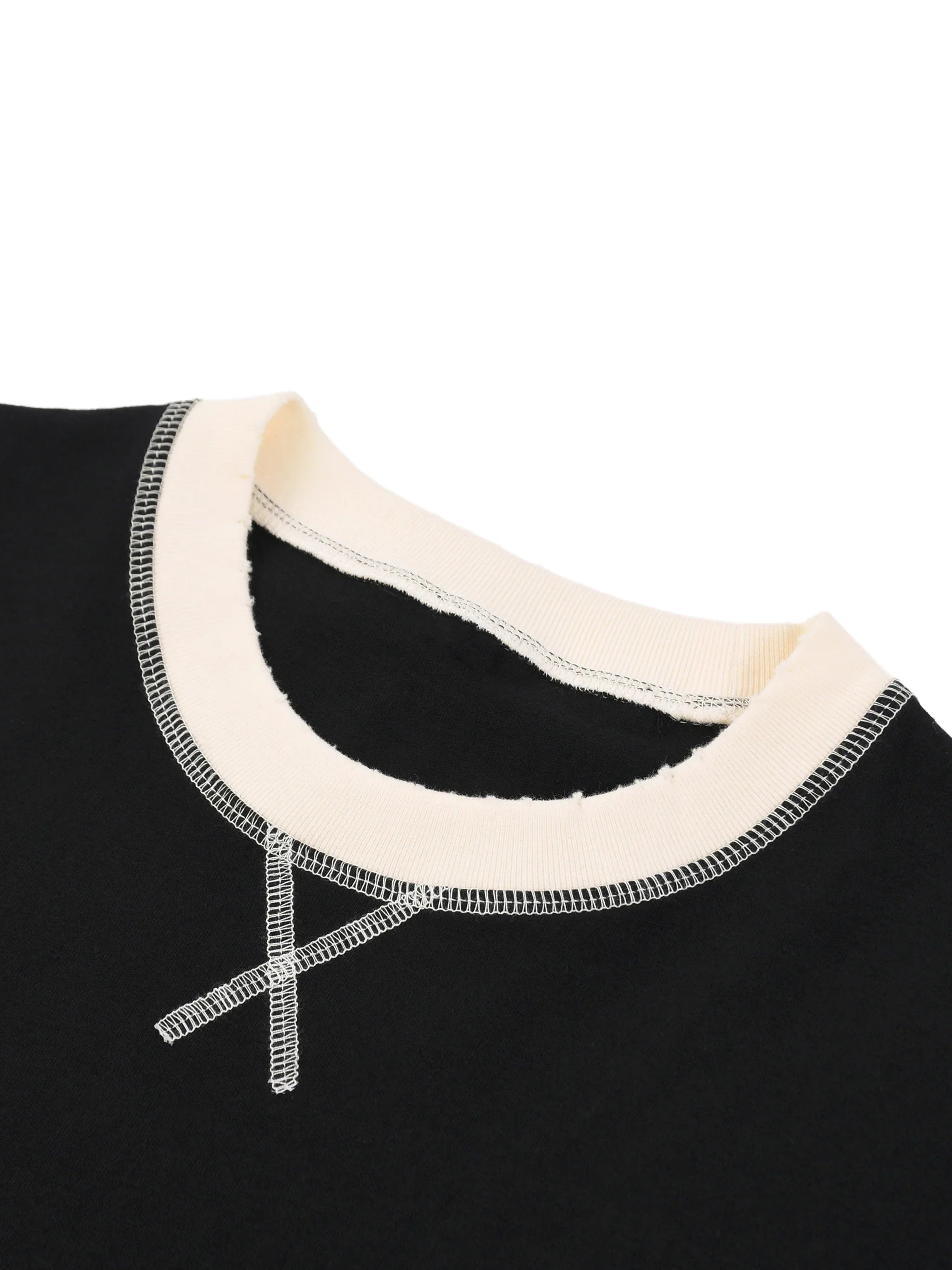 California X Risen Retro Contrast-Stitched Cotton T-Shirt