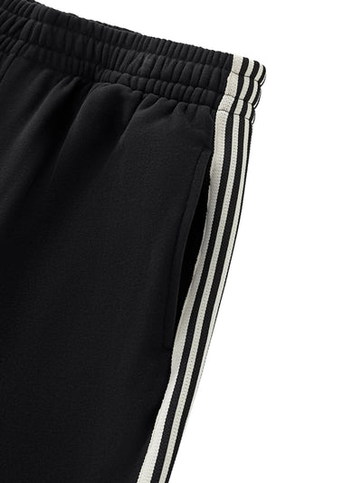 RisenRetro Side Stripe Straight-Leg Pants